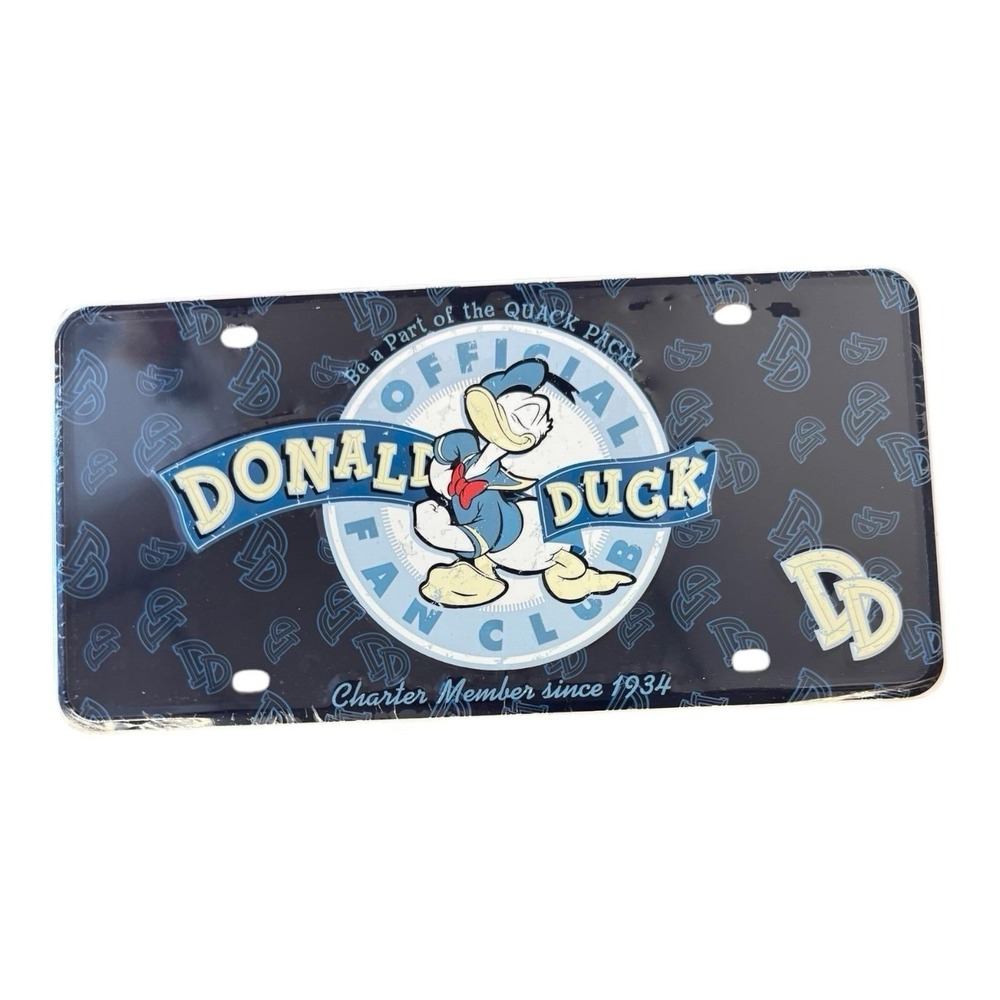 Walt Disney World Donald Duck Be A Part Of The Quack Pack License Plate
